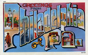 Greetings From Philly postcard