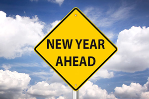 new year sign